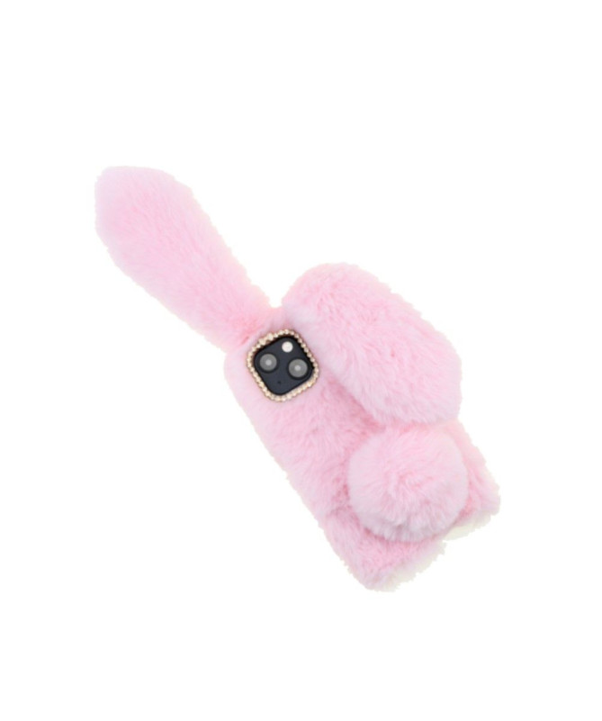 Coque iPhone 15 Pro Lapin Fausse Fourrure