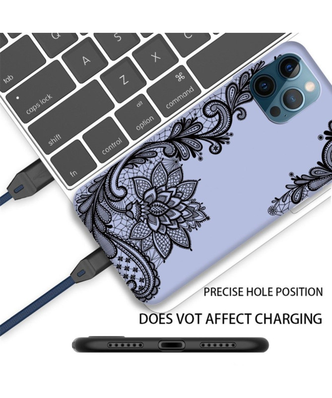 Coque iPhone 13 Pro Claudette dentelle