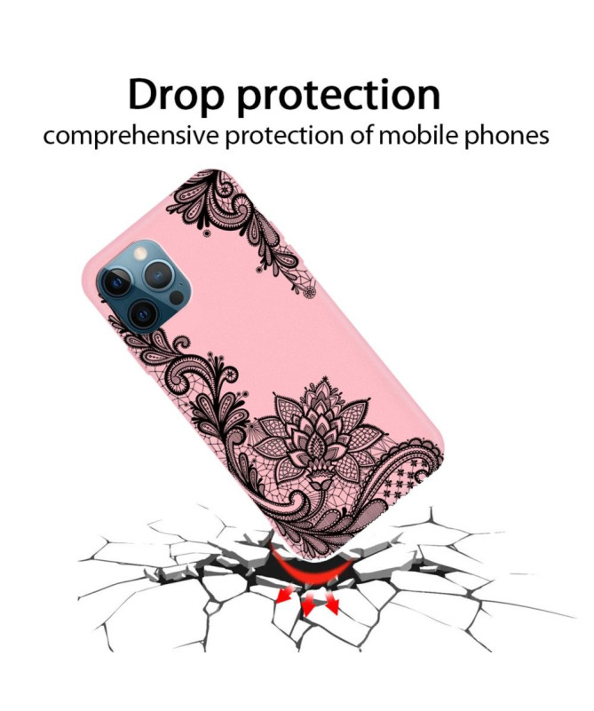 Coque iPhone 13 Pro Claudette dentelle