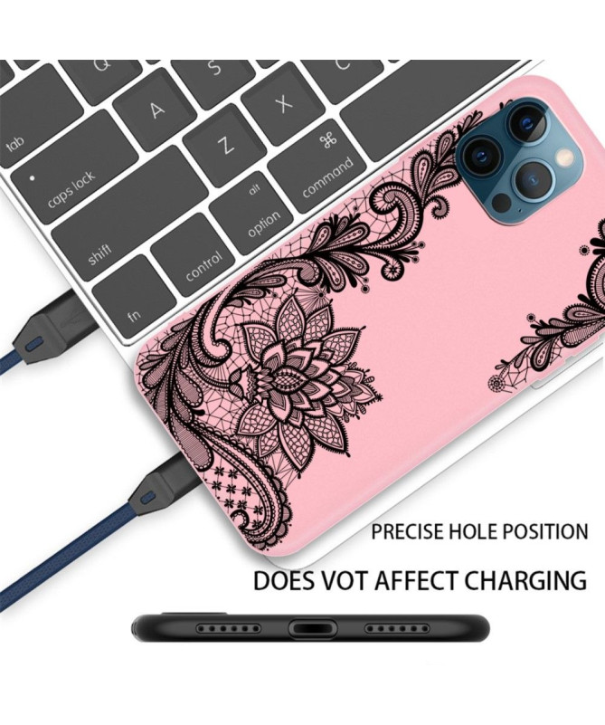 Coque iPhone 13 Pro Claudette dentelle