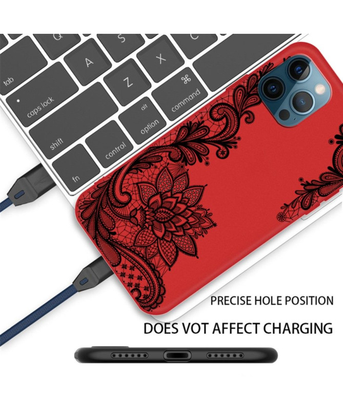 Coque iPhone 13 Pro Claudette dentelle