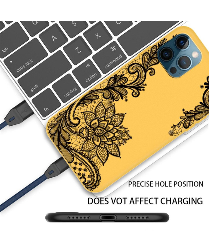 Coque iPhone 13 Pro Claudette dentelle