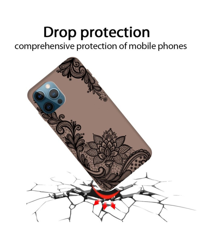 Coque iPhone 13 Pro Claudette dentelle