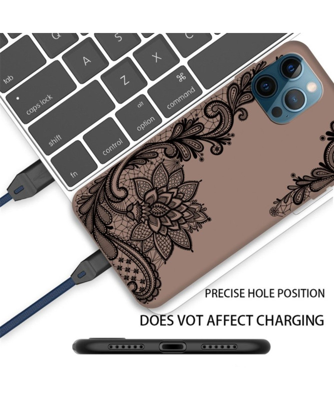 Coque iPhone 13 Pro Claudette dentelle