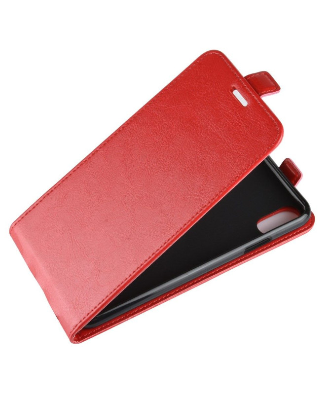 Housse iPhone XS Max simili cuir avec rabat vertical