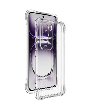 Coque Oppo Reno 12 Pro 5G Antichoc Corrugué Transparent