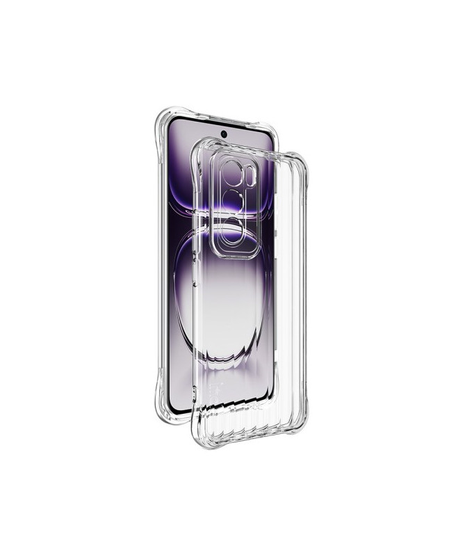 Coque Oppo Reno 12 Pro 5G Antichoc Corrugué Transparent