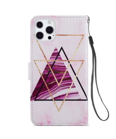 Housse iPhone 13 Pro Motifs Triangles