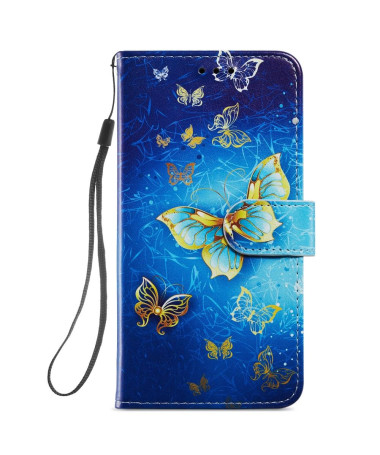 Housse iPhone 13 Pro Golden Butterfly