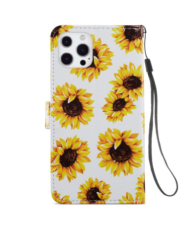 Housse iPhone 13 Pro Tournesol Fleur