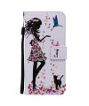 Housse iPhone 13 Pro Fille avec colibri