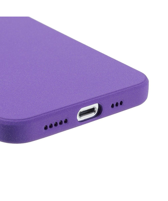 Coque iPhone 13 Pro effet givré en silicone