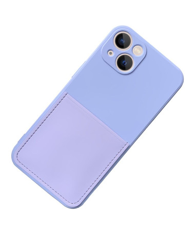 Coque iPhone 13 Mia en silicone porte carte