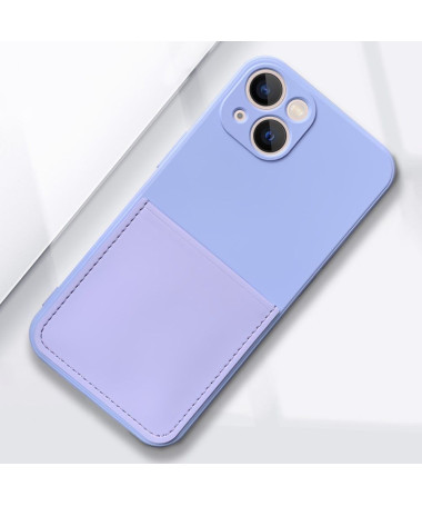 Coque iPhone 13 Mia en silicone porte carte