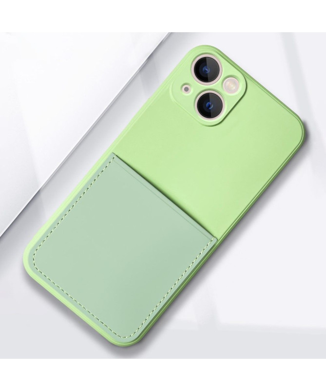 Coque iPhone 13 Mia en silicone porte carte