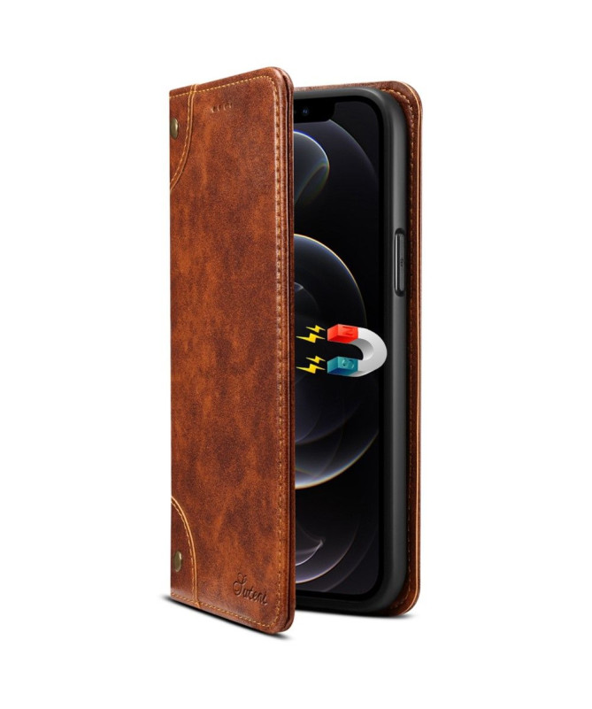 Housse iPhone 12 Pro Max 055 Series Flip simili cuir