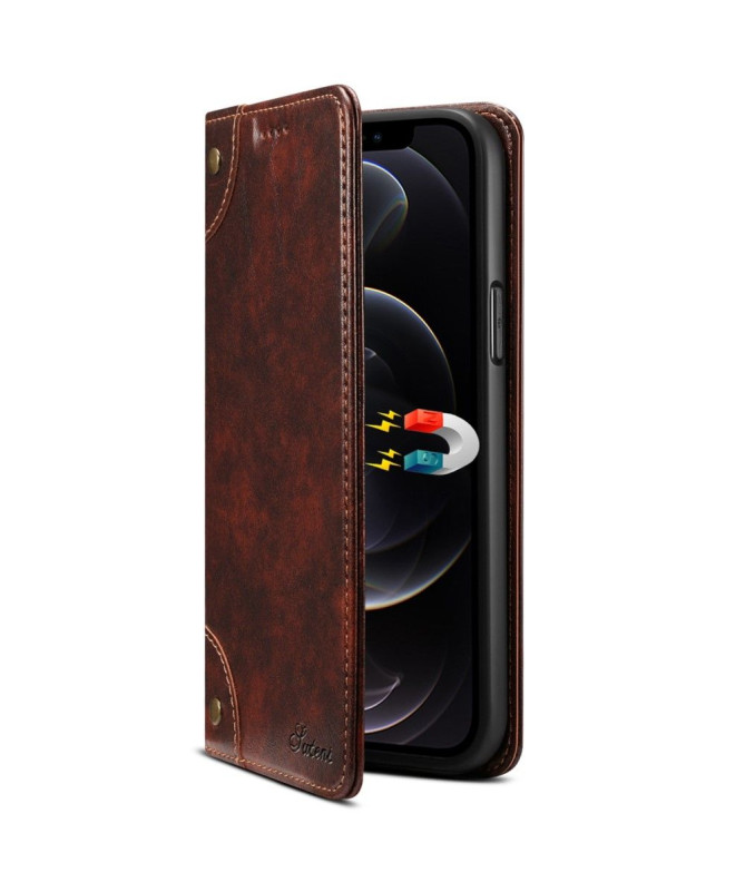 Housse iPhone 12 Pro Max 055 Series Flip simili cuir
