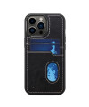 Coque iPhone 13 Pro SUTENI coutures porte-cartes