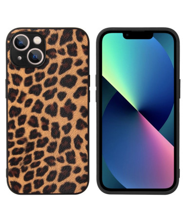 Coque iPhone 13 mini motif léopard