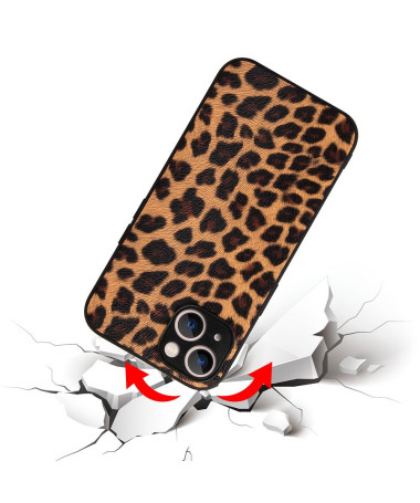 Coque iPhone 13 mini motif léopard