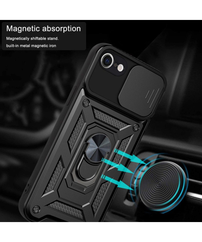 Coque iPhone SE 2022 / 2020 / 8 / 7 Camera Slide Fonction Support