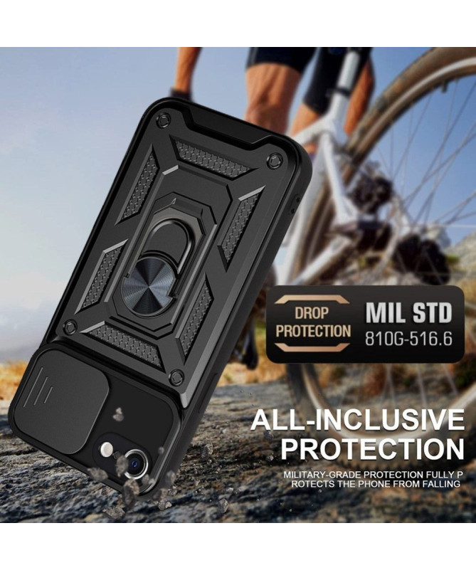 Coque iPhone SE 2022 / 2020 / 8 / 7 Camera Slide Fonction Support