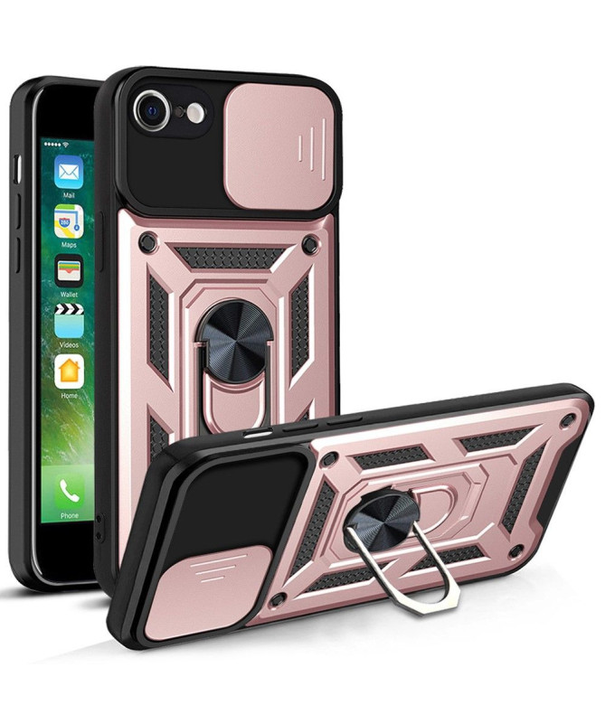 Coque iPhone SE 2022 / 2020 / 8 / 7 Camera Slide Fonction Support