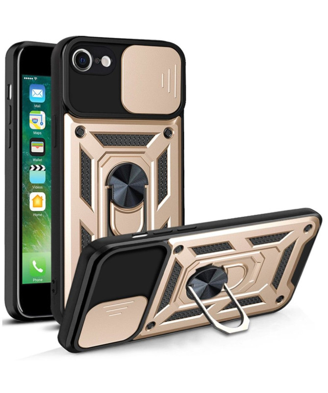 Coque iPhone SE 2022 / 2020 / 8 / 7 Camera Slide Fonction Support