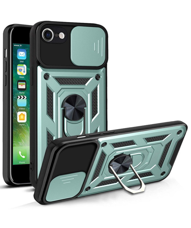 Coque iPhone SE 2022 / 2020 / 8 / 7 Camera Slide Fonction Support
