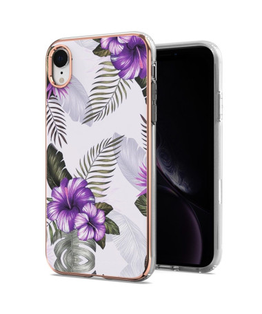 Coque iPhone XR Fleurs Exotiques