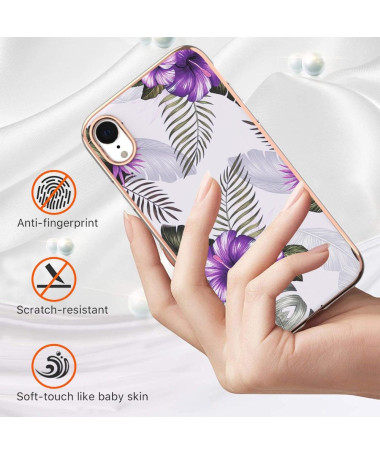 Coque iPhone XR Fleurs Exotiques