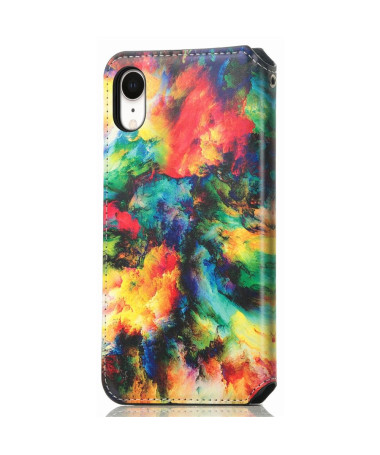 Housse iPhone XR Nuage iridescent