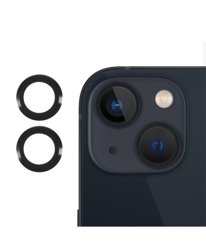 Verre Trempé iPhone 13 / 13 mini pour lentille (2 pièces)