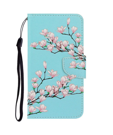 Housse iPhone SE 2022 / 2020 Branches Fleuries