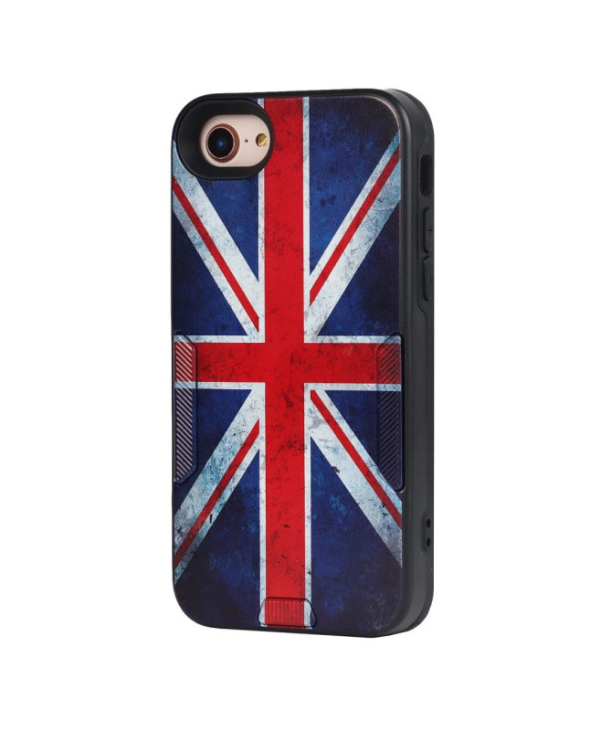 Coque iPhone SE 2022 / 2020 Drapeau Anglais Vintage