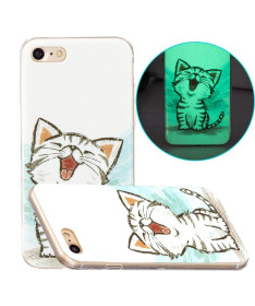 Coque iPhone SE 2022 / 2020 Fluorescente Chat content