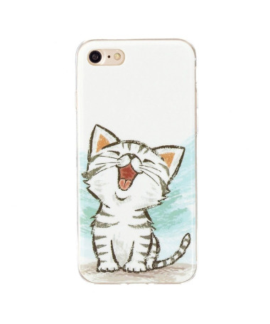 Coque iPhone SE 2022 / 2020 Fluorescente Chat content