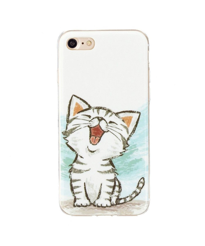 Coque iPhone SE 2022 / 2020 Fluorescente Chat content