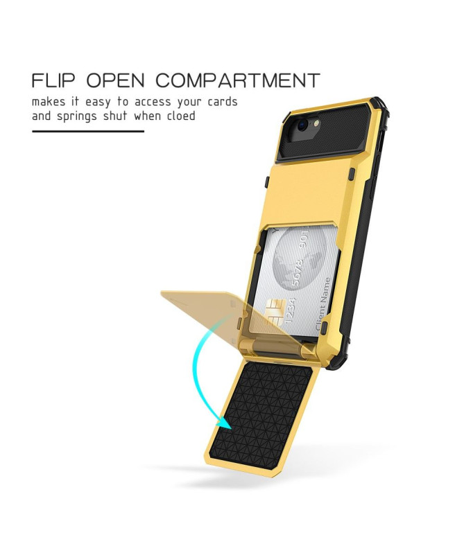 Coque iPhone SE 2022 / 2020 Protection Flip Porte Carte