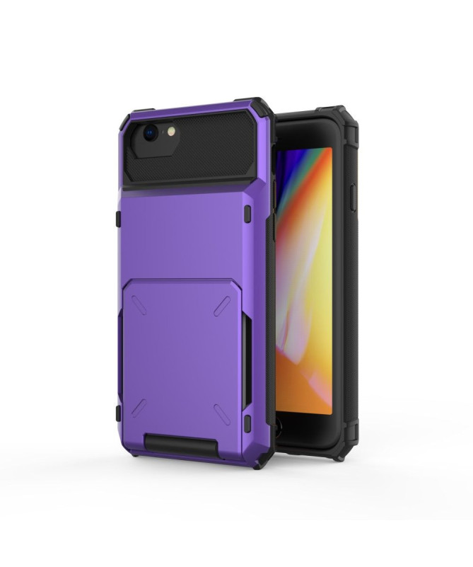 Coque iPhone SE 2022 / 2020 Protection Flip Porte Carte