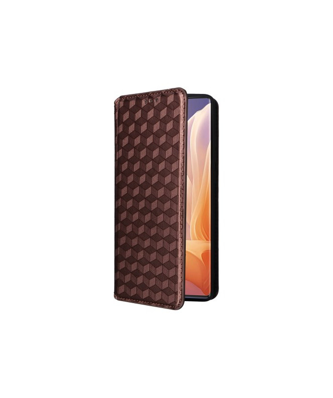 Housse Moto G85 5G flip cover design géométrie