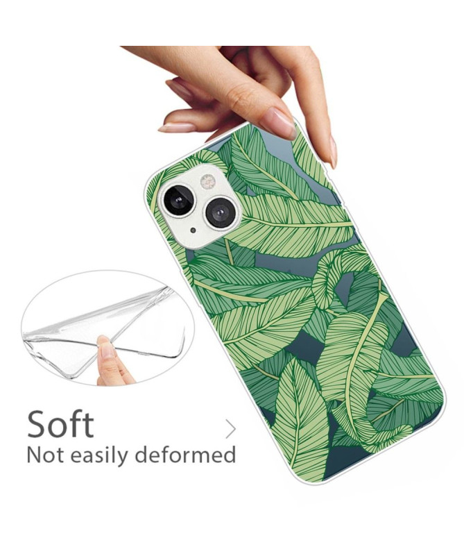 Coque iPhone 14 Plus Green Leaf