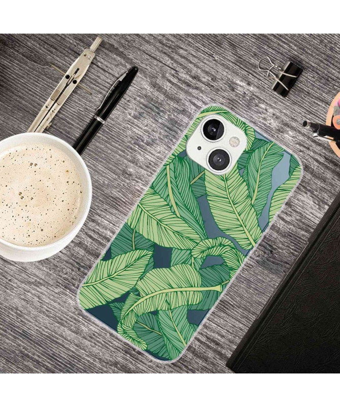 Coque iPhone 14 Plus Green Leaf