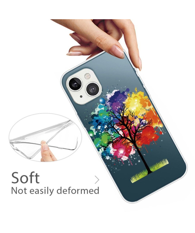 Coque iPhone 14 Plus Peinture Arbre