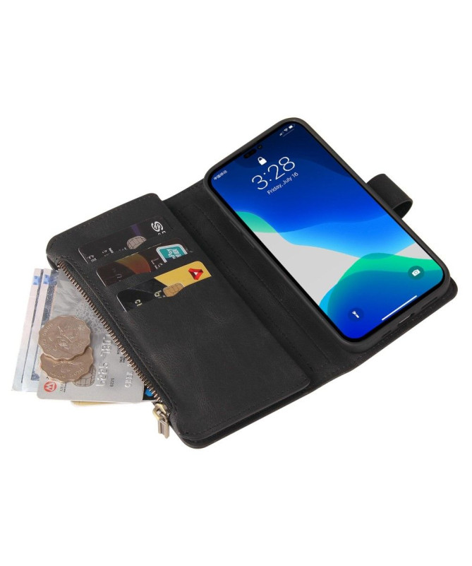 Housse portefeuille iPhone 14 Pro Max à lanière