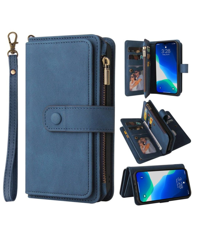 Housse portefeuille iPhone 14 Pro Max à lanière