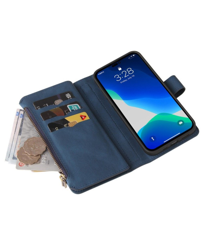 Housse portefeuille iPhone 14 Pro Max à lanière
