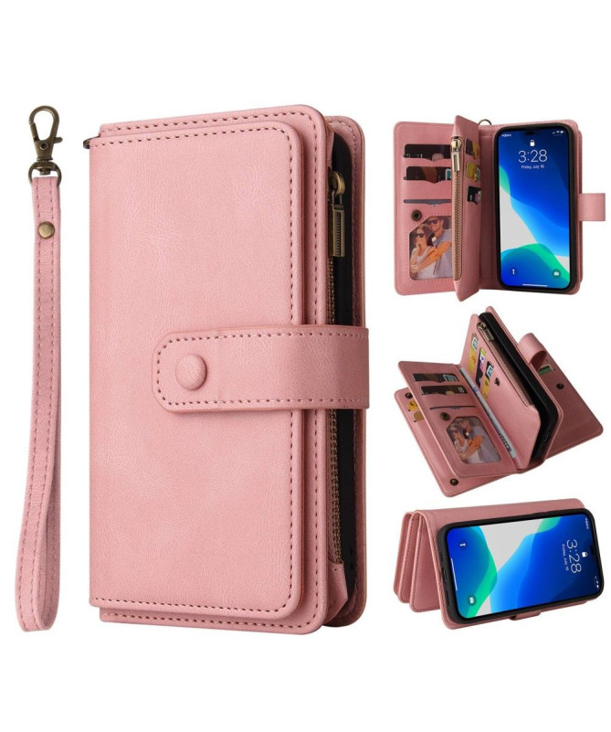 Housse portefeuille iPhone 14 Pro Max à lanière