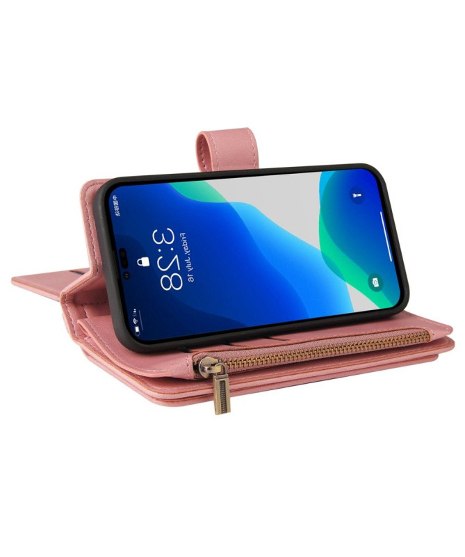 Housse portefeuille iPhone 14 Pro Max à lanière