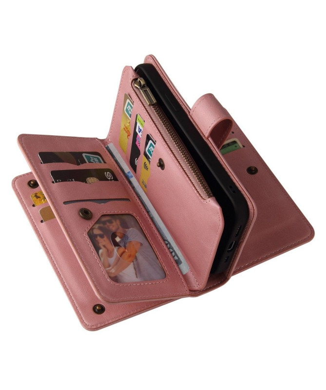 Housse portefeuille iPhone 14 Pro Max à lanière
